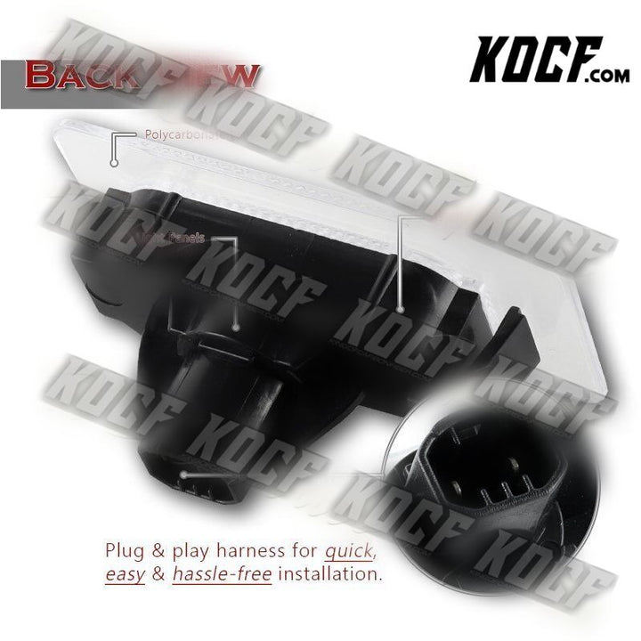 For 2014-2019 Toyota Corolla Sedan White 18-SMD LED License Plate Lights Lamp - KOCF.com - Car Parts