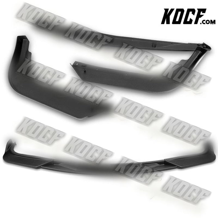 For 08-13 Infiniti G37 2DR Matt BLK STP-Style Front Bumper Splitter Spoiler Lip - KOCF.com - Car Parts