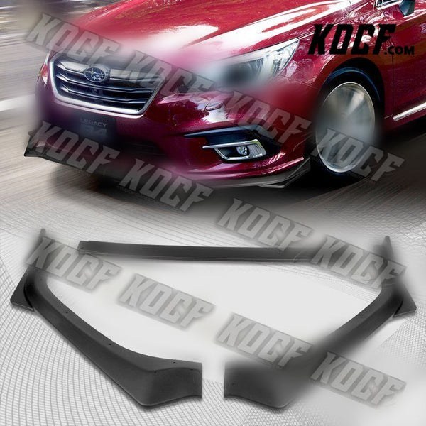 For 18-20 Subaru Legacy STi-Style Matt Black Front Bumper Splitter Spoiler Lip - KOCF.com - Car Parts