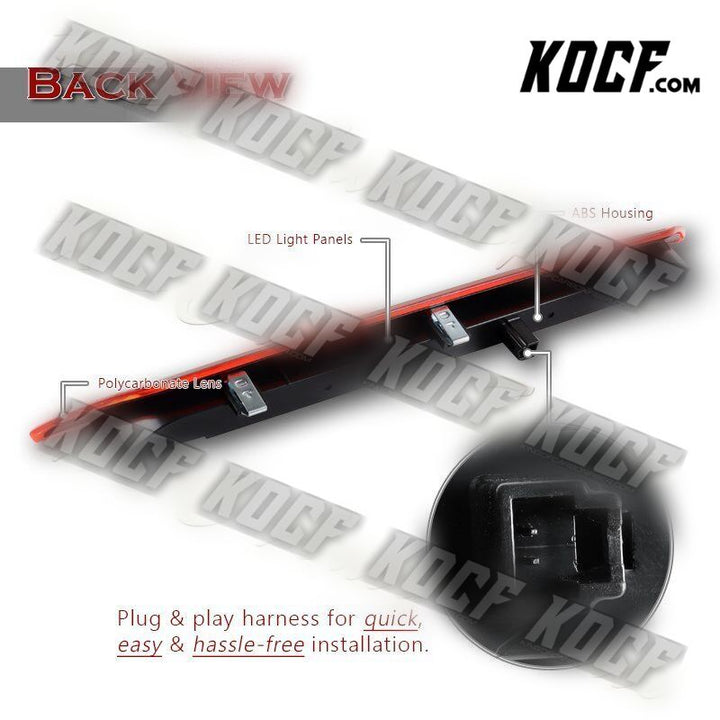 For 2015-2020 Ford Transit High Mount LED Red Lens 3RD Third Brake Stop Light - KOCF.com - Car Parts