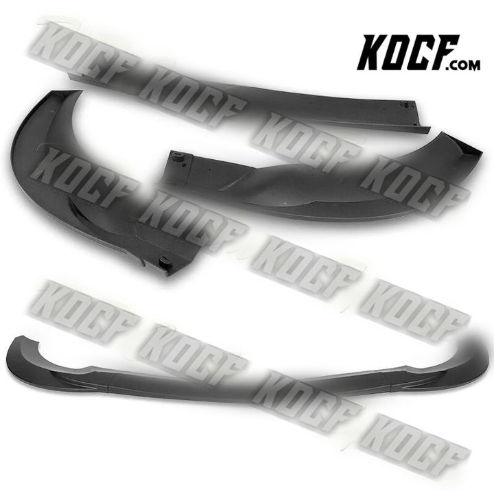 For 2008-2011 Mercedes C-Class Sport W204 Matt Black Front Bumper Spoiler Lip - KOCF.com - Car Parts