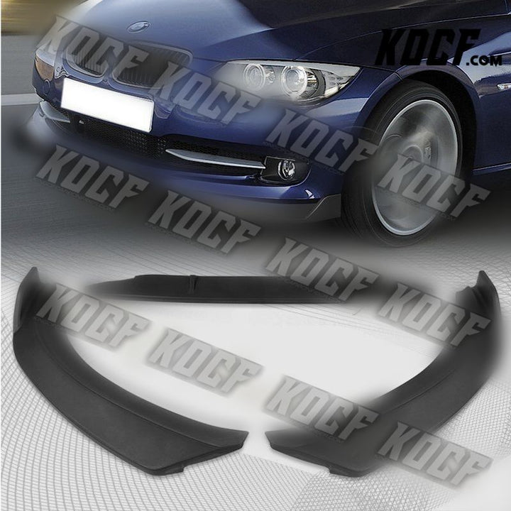 For 2011-2013 BMW 3-Series E92 E93 Matt Black Front Bumper Splitter Spoiler Lip - KOCF.com - Car Parts