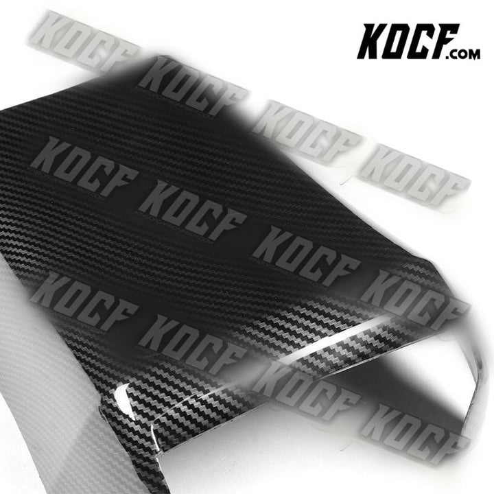 For 16-21 Honda Civic 10Th Carbon Style Center-Armrest Box Anti Kick Cover Trim - KOCF.com - Car Parts