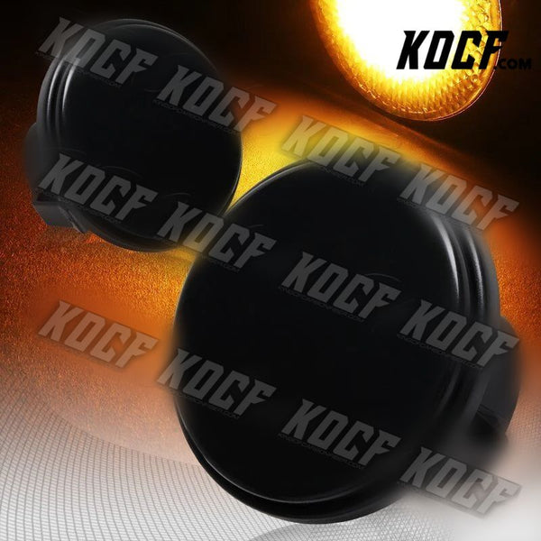 For 1989-2015 Mazda MX-5 Smoke Lens Amber LED Indicator Side Repeaters Lights - KOCF.com - Car Parts