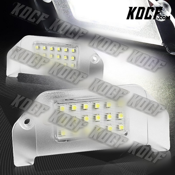 For Dodge Charger/Challenger/Avenger White LED 6000K License Plate Lights 2pcs - KOCF.com - Car Parts