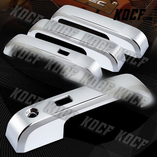 For 2015-20 Ford F150 Mirror Chrome Door Handle Cover Cap Trim W/Smart Key Hole