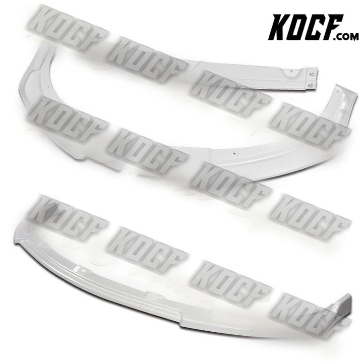 For 10-13 Infiniti G37 Sedan 4DR Painted White Front Bumper Splitter Spoiler Lip - KOCF.com - Car Parts