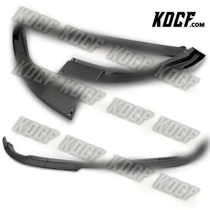 For 2003-2007 Infiniti G35 Coupe GT-Style Matt Black Front Bumper Spoiler Lip - KOCF.com - Car Parts