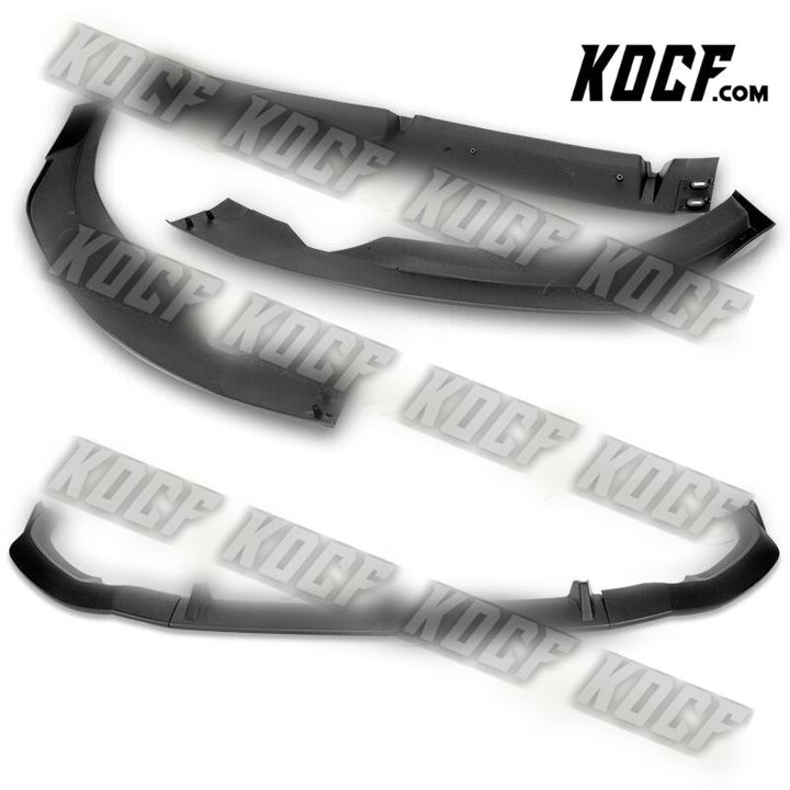 For 2020-2022 Audi A4 S4 B10 S-Line Matt Black Front Bumper Spoiler Splitter Lip - KOCF.com - Car Parts