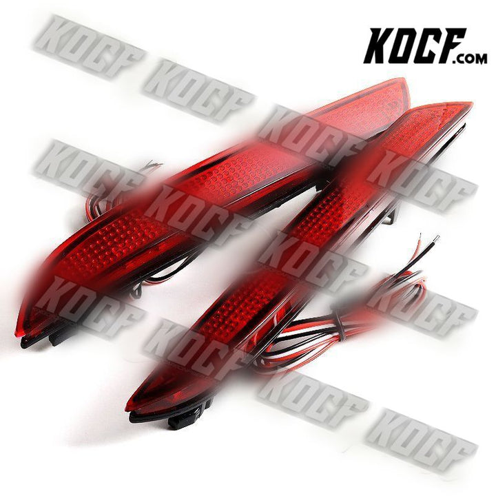 For 2011-2014 Acura TSX/Honda Insight JDM Red Lens LED Bumper Brake Light Lamp - KOCF.com - Car Parts