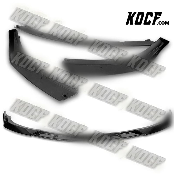 For 2009-2010 Lexus IS250 IS350 GT-Style Painted Black Front Bumper Spoiler Lip - KOCF.com - Car Parts