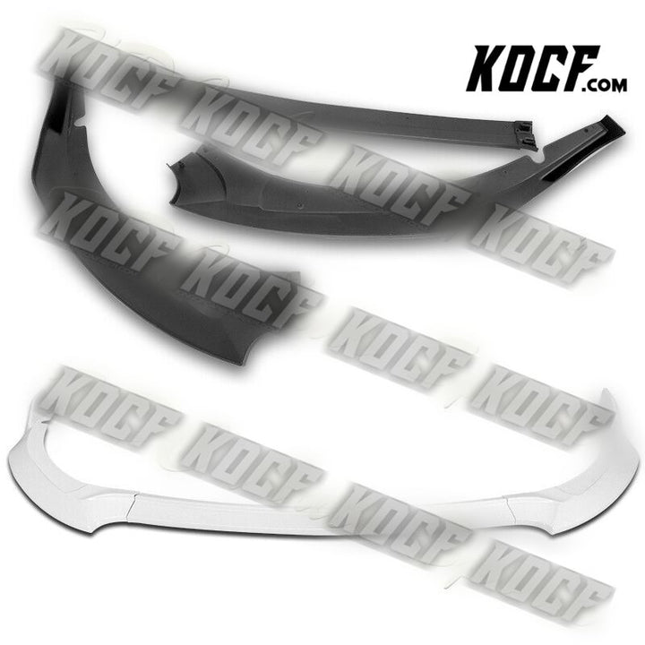 For 2017-2019 Corolla SE XSE GT-Style Painted White Front Bumper Spoiler Lip - KOCF.com - Car Parts