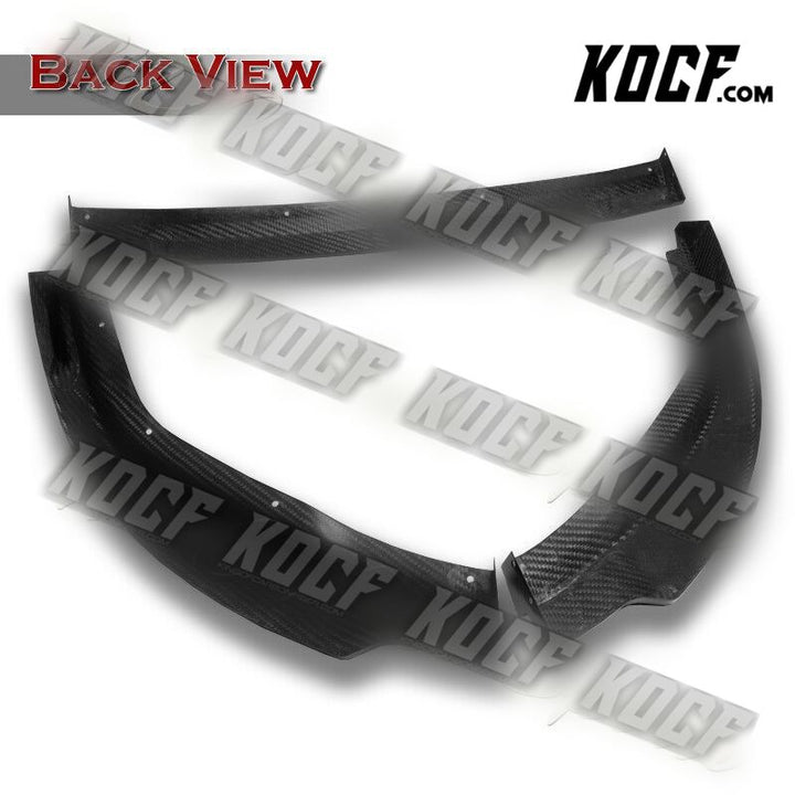 For 2006-2008 Honda Civic Coupe Carbon Fiber Front Bumper Splitter Spoiler Lip - KOCF.com - Car Parts