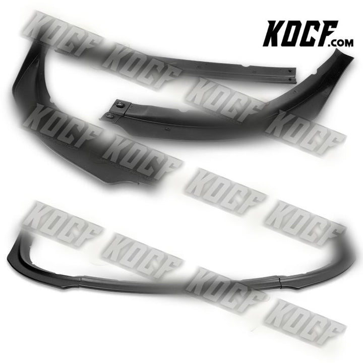 For 2009-2015 Lancer GT GTS RA-Style Matt Black Front Bumper Body Spoiler Lip - KOCF.com - Car Parts