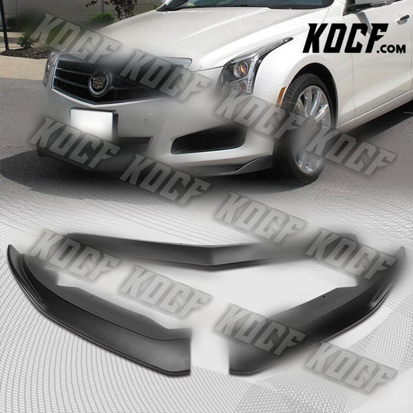 For 15-18 Cadillac ATS Matt Black Front Bumper Body Kit Splitter Spoiler Lip - KOCF.com - Car Parts