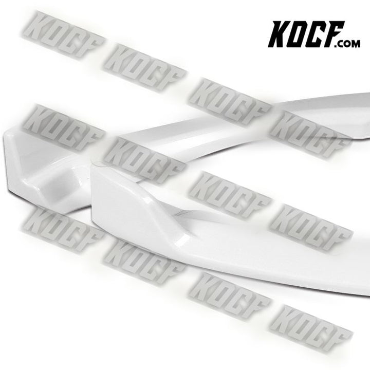 For 2003-2007 Infiniti G35 Coupe GT-Style Painted White Front Bumper Spoiler Lip - KOCF.com - Car Parts