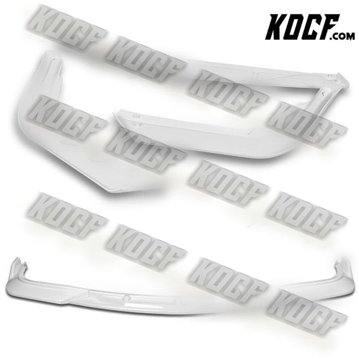 For 2008-2013 Infiniti G37 Coupe Painted White Front Bumper Body Kit Spoiler Lip - KOCF.com - Car Parts