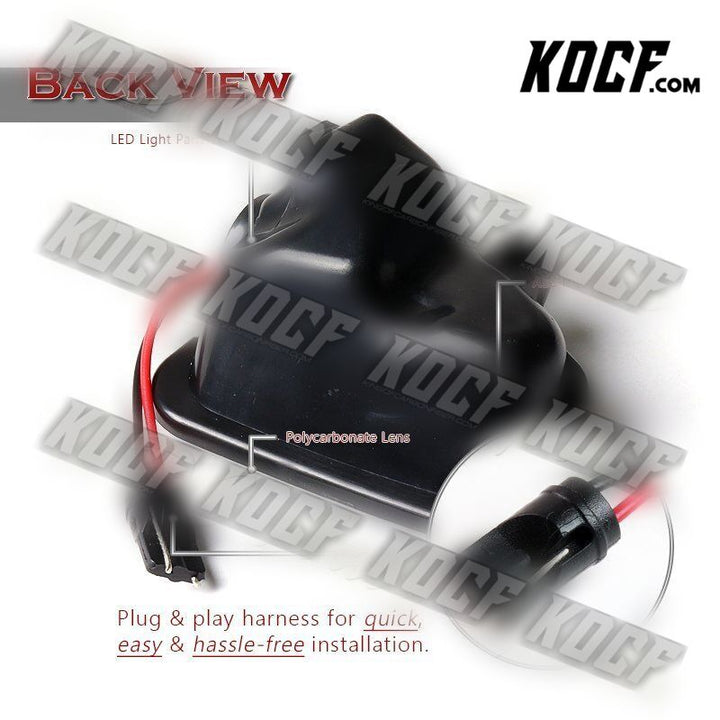 For Volkswagen Jetta Passat CC Beetle White LED Under Side Mirror Puddle Lights - KOCF.com - Car Parts