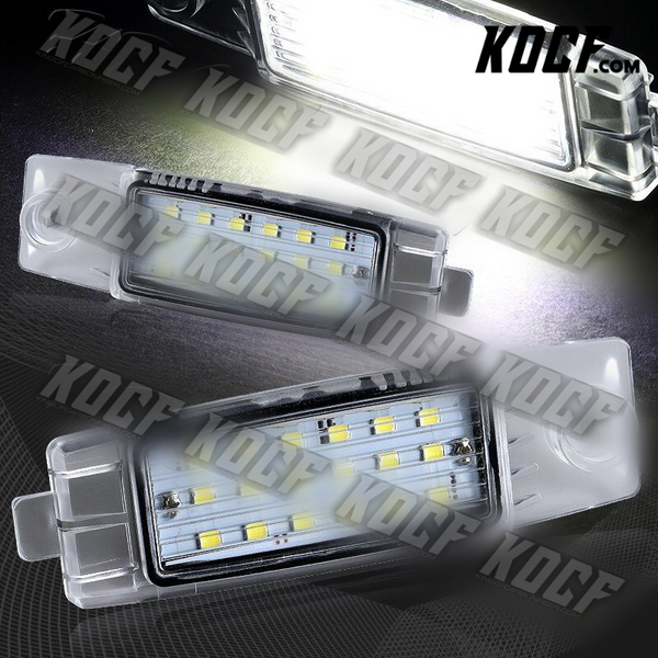 For 08-13 Toyota Highlander/99-03 Lexus RX300 White SMD LED License Plate Lights - KOCF.com - Car Parts