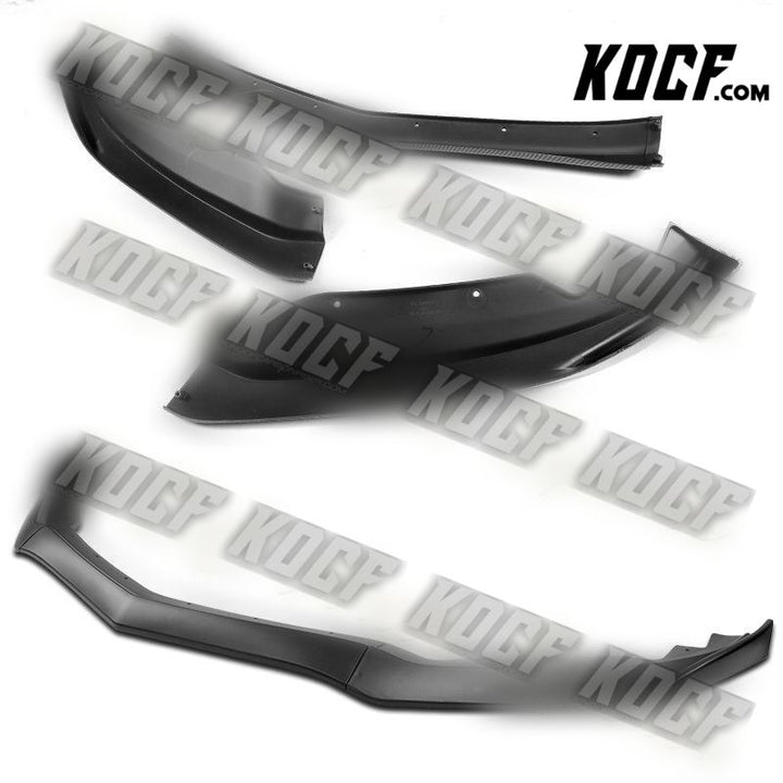 For 15-18 Cadillac ATS Matt Black Front Bumper Body Kit Splitter Spoiler Lip - KOCF.com - Car Parts