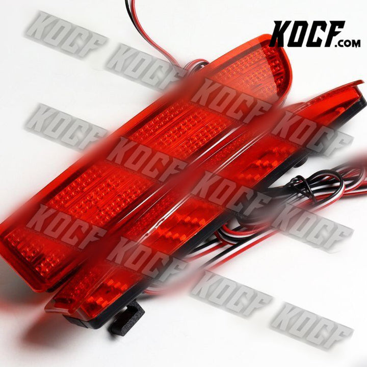 For 2008-2014 Scion XD Red Lens 39-SMD LED Rear Bumper Stop Brake Light Lamps - KOCF.com - Car Parts