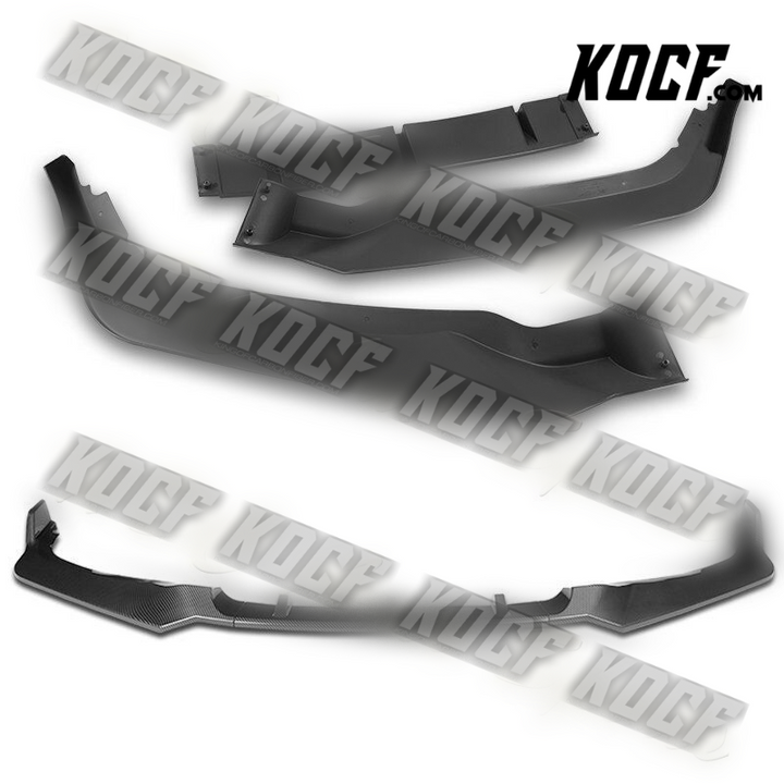 For 2018-2020 Honda Odyssey CK-Style Carbon Look Front Bumper Body Spoiler Lip - KOCF.com - Car Parts