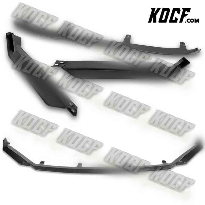 For 2021-2022 Lexus IS300 IS350 Base V-Style Matt Black Front Bumper Spoiler Lip - KOCF.com - Car Parts