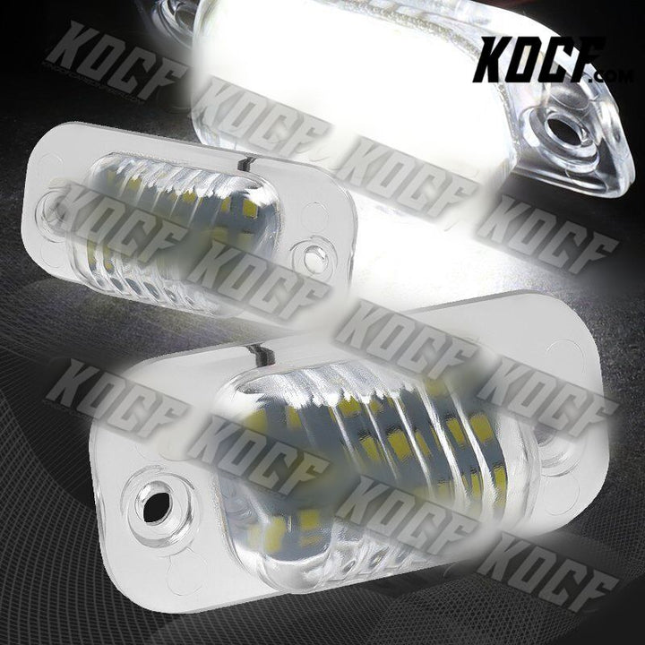 For VW Golf MK3 Polo 3 Classic Variant Seat White SMD LED License Plate Lights - KOCF.com - Car Parts