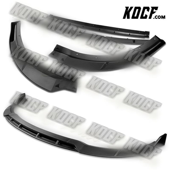 For 15-21 Dodge Charger SRT-Style Matt Black Front Bumper Splitter Spoiler Lip - KOCF.com - Car Parts