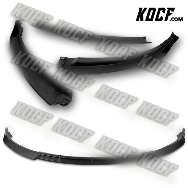 For 2012-2016 Tesla Model S V2 Matt Black Front Bumper Body Splitter Spoiler Lip - KOCF.com - Car Parts