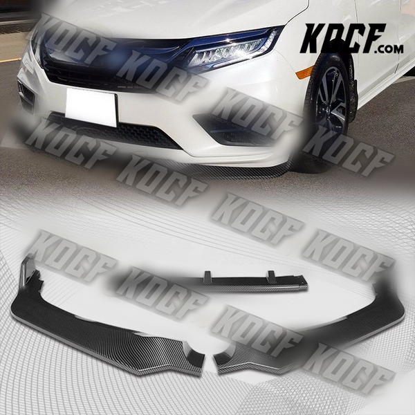 For 2018-2020 Honda Odyssey CK-Style Carbon Look Front Bumper Body Spoiler Lip - KOCF.com - Car Parts