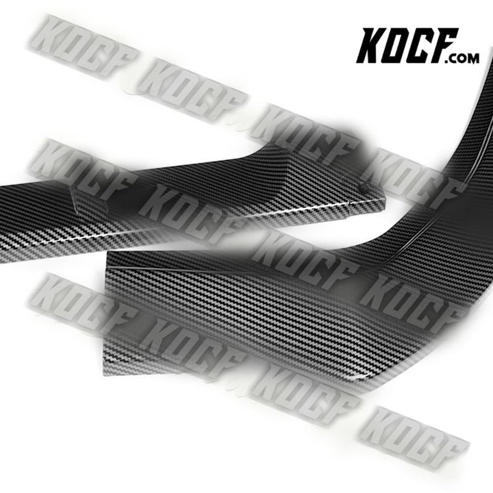 For 19-21 Toyota Avalon STP-Style Carbon Look Front Bumper Splitter Spoiler Lip - KOCF.com - Car Parts