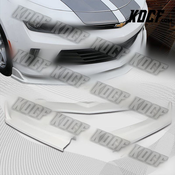 For 16-18 Chevy Camaro LT LS SS Painted White ZL1 Sty Front Bumper Body Kit Lip - KOCF.com - Car Parts