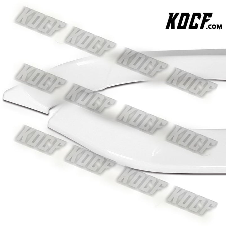 For 2002-2005 BMW 3-Series E46 Sedan Painted White Front Bumper Body Spoiler Lip - KOCF.com - Car Parts