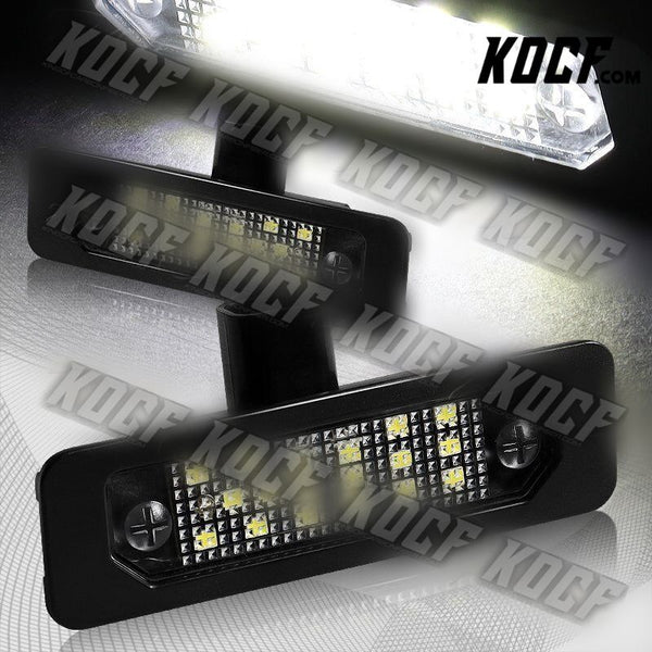 For Lincoln MKS MKT MKX MKZ Xenon White 18-SMD LED 6000K License Plate Lights - KOCF.com - Car Parts