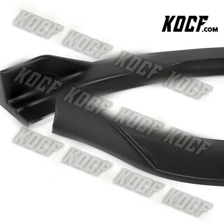 For 2021-2022 Kia K5 GT-Line STP-Style Matt Black Front Bumper Body Spoiler Lip - KOCF.com - Car Parts