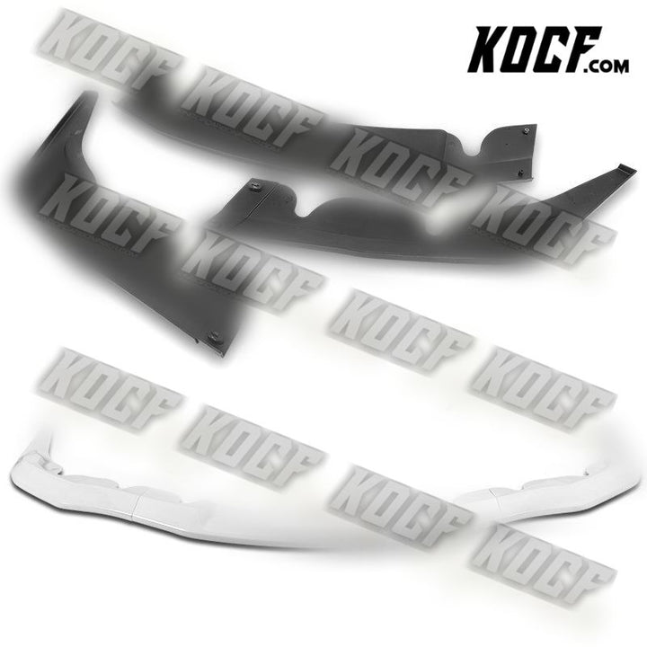 For 2019-2021 Toyota Supra A90 Painted White Front Bumper Splitter Spoiler Lip - KOCF.com - Car Parts