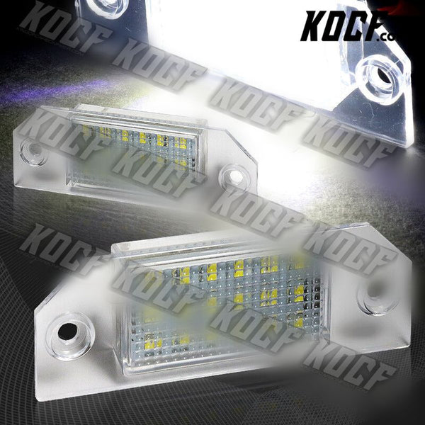 For 2003-2008 Ford Focus C-Max Xenon White 18-SMD LED 6000K License Plate Lights