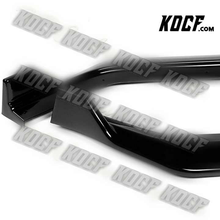 For 18-19 Hyundai Sonata Painted Black Front Bumper Body Splitter Spoiler Lip - KOCF.com - Car Parts