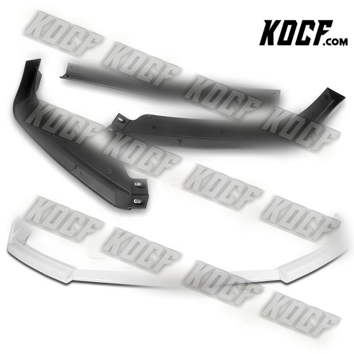 For 2015-2018 Volkswagen Jetta Painted White Front Bumper Splitter Spoiler Lip - KOCF.com - Car Parts