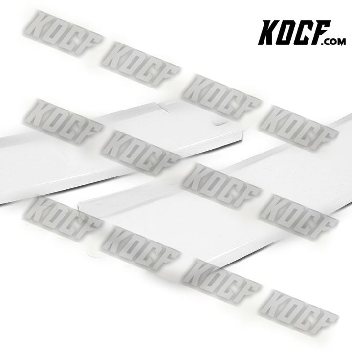 For 2002-2005 BMW 3-Series E46 Sedan Painted White Front Bumper Body Spoiler Lip - KOCF.com - Car Parts