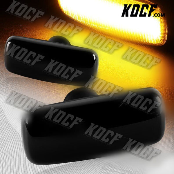 For Dodge Avenger/Charger/Grand Caravan Smoke Lens Dynamic LED Side Marker Light