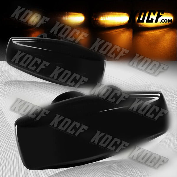 For Hyundai Tucson Tiburon Sonata Smoke Sequential LED Signal Side Marker Lights