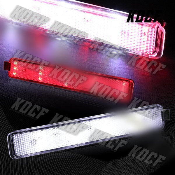 For 2006-2009 Pontiac Torrent/95-99 Sunfire Clear LED Bumper Brake Lights Lamps - KOCF.com - Car Parts