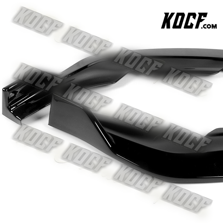 For 2021-2022 Toyota Sienna LE XLE MP-Style Painted BLK Front Bumper Spoiler Lip - KOCF.com - Car Parts