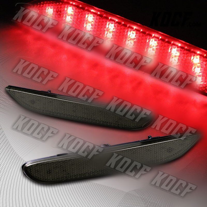 For Infiniti Q50 Q60 Q70 QX30 QX80 Smoke Lens LED Rear Bumper Stop Brake Lights - KOCF.com - Car Parts