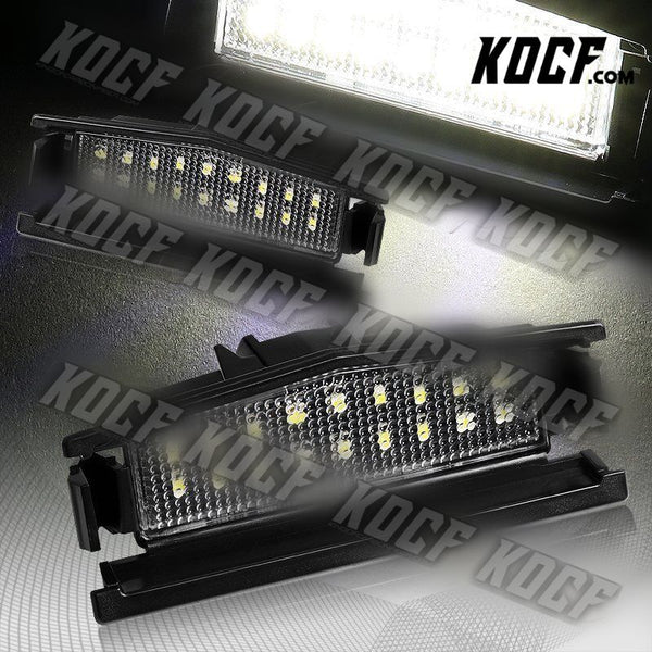 For 2016-2021 Mazda MX-5 Miata White 18-SMD LED 6000K License Plate Lights Lamps