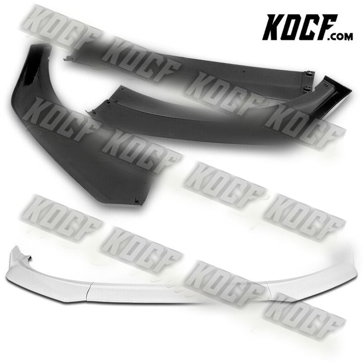 For 2021-2023 Ford Mustang Mach-E GT-Style Painted WH Front Bumper Spoiler Lip - KOCF.com - Car Parts