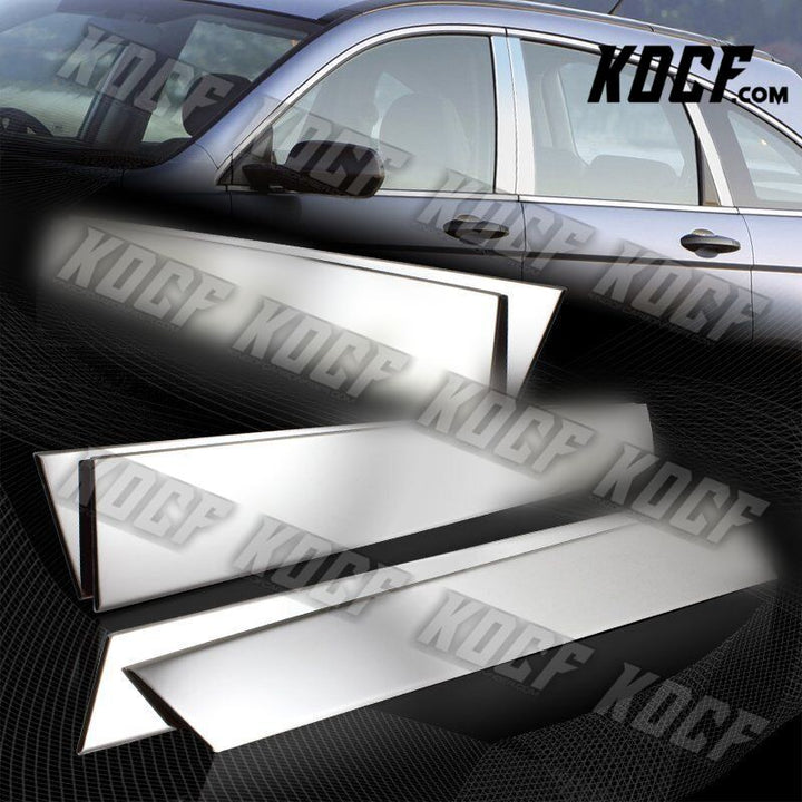 For Honda CR-V CRV Stainless Polish Mirror Chrome Door Pillar Trim Cover 6PCs - KOCF.com - Car Parts