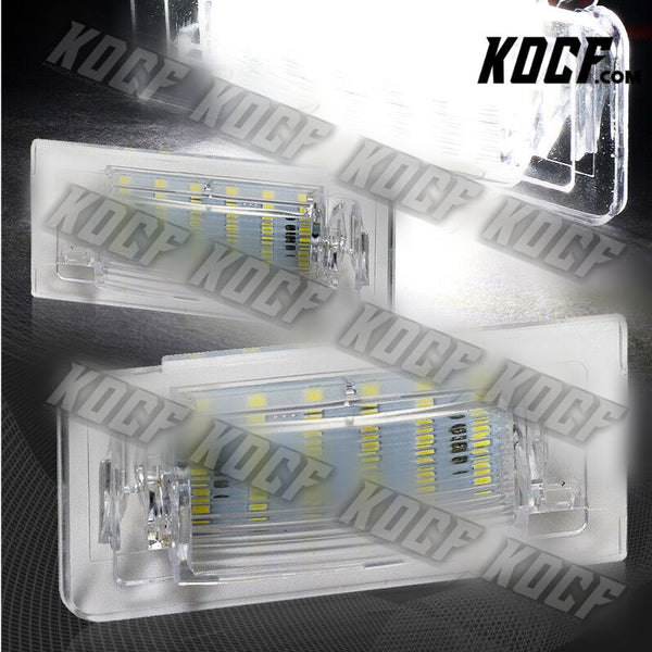 For 1999-2006 Audi TT Xenon White 18-SMD LED 6000K License Plate Lights Lamps - KOCF.com - Car Parts